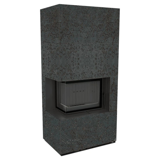 Flotek BOX 8 kW OXIDE NERO Sticlă Stanga - Samota Neagra