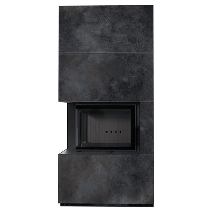 Flotek BOX 8 kW OSSIDO NERO Sticla Stanga - Samota Neagra