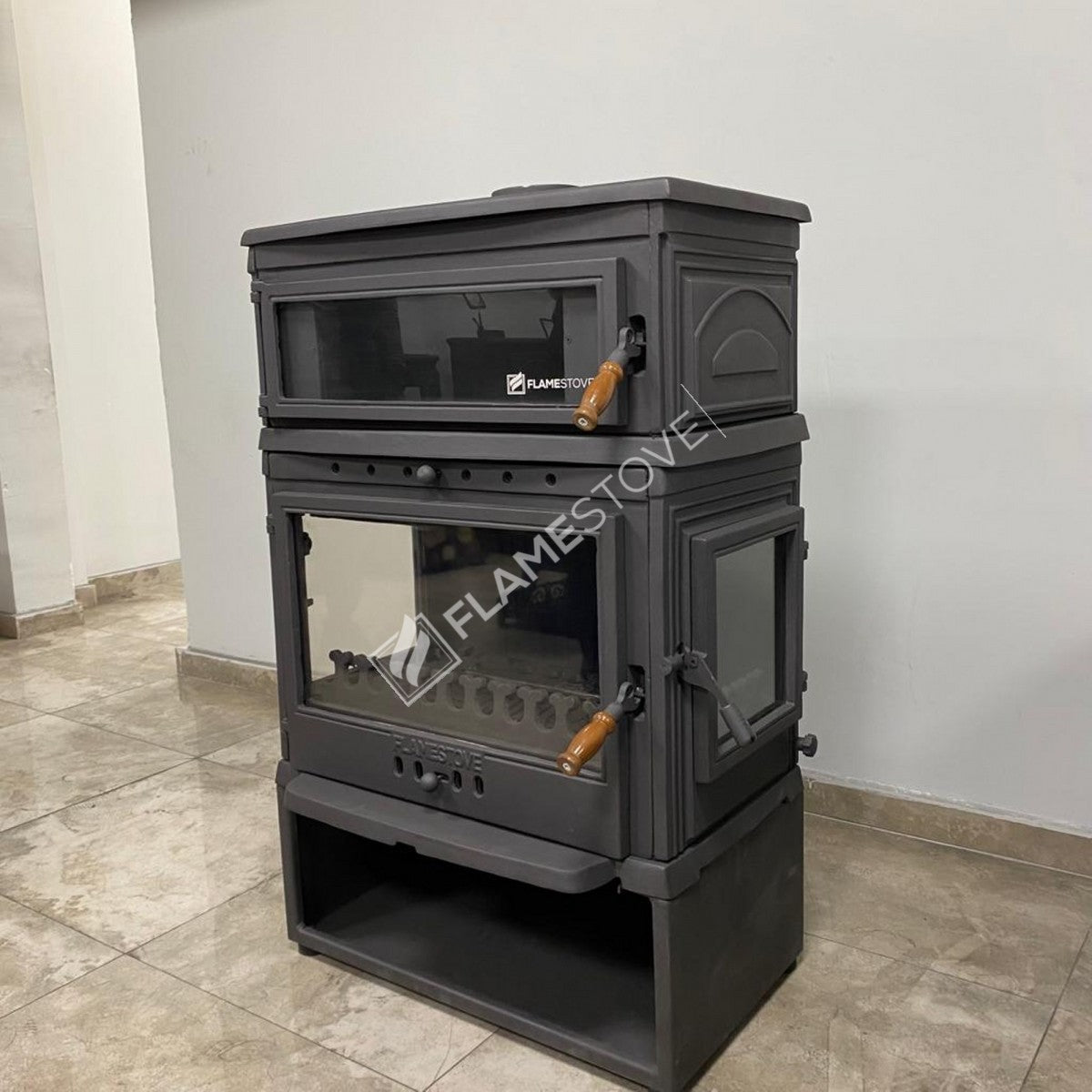 Soba Retro Lux FS-045YKST - Eficiență Înaltă pentru Lemn și Cărbune, Design Elegant