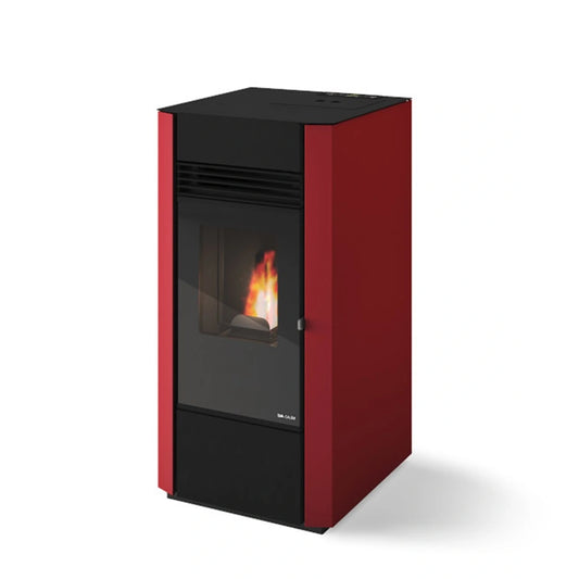 Sobă Peleți 2.5-9.5 KW - IRMA BLOOD - 2 Ventilatoare