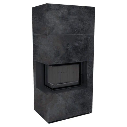 Flotek BOX 8 kW OSSIDO NERO Sticlă Stanga - Samota Neagra