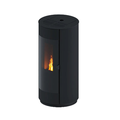 SOBA PELETI 3.8-11.1 KW TONDA NEGRU - CONVECTIE NATURALA