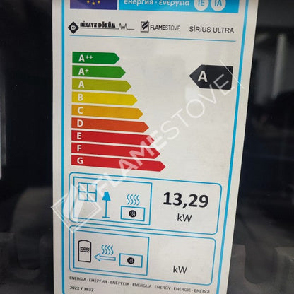 Sobă pe Lemne Ultra Sirius FS-14YKST - Eficiență Energetică și Design Elegant