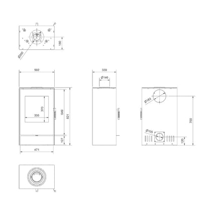 Soba otel Rollo Simple - 7kW
