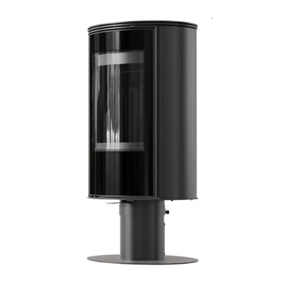 Soba rotativa otel Erik N 5.5 kW - Samota neagra - 360*