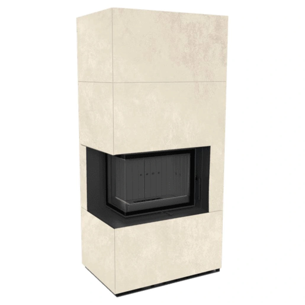 Flotek BOX 8 kW OXIDE BIANCO Sticla Stanga - Samota Neagra