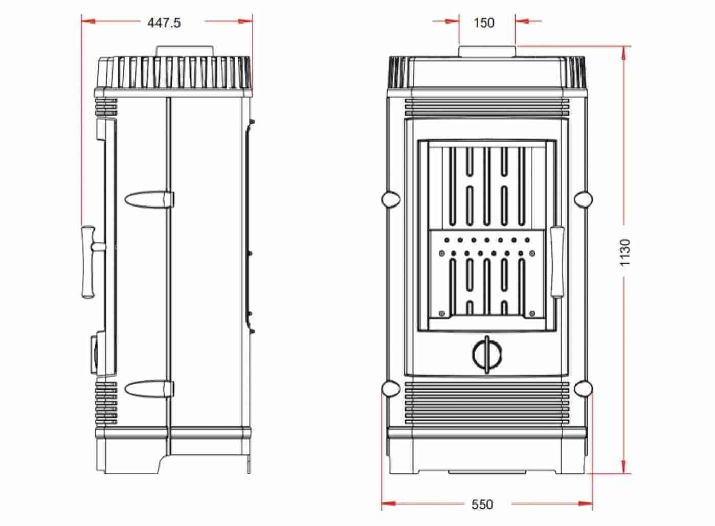 Soba fonta Gomont 12-18kW