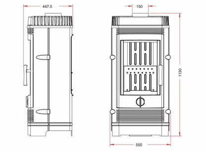 Soba fonta Gomont 12-18kW