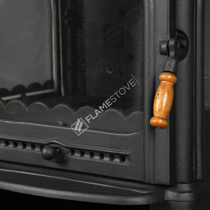 Sobă Lux Style Modena FS-022ST: Eficiență Ridicată cu Sticlă Schott Robax și Design Elegant