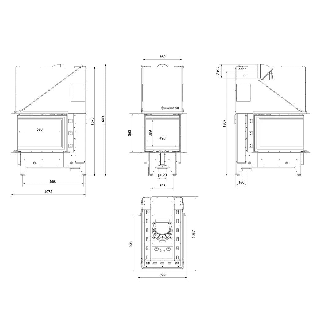 REGNOR 500/700 8kW + rama de montaj