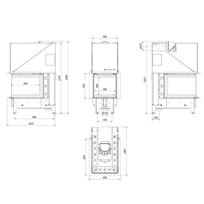 REGNOR 500/700 8kW + rama de montaj