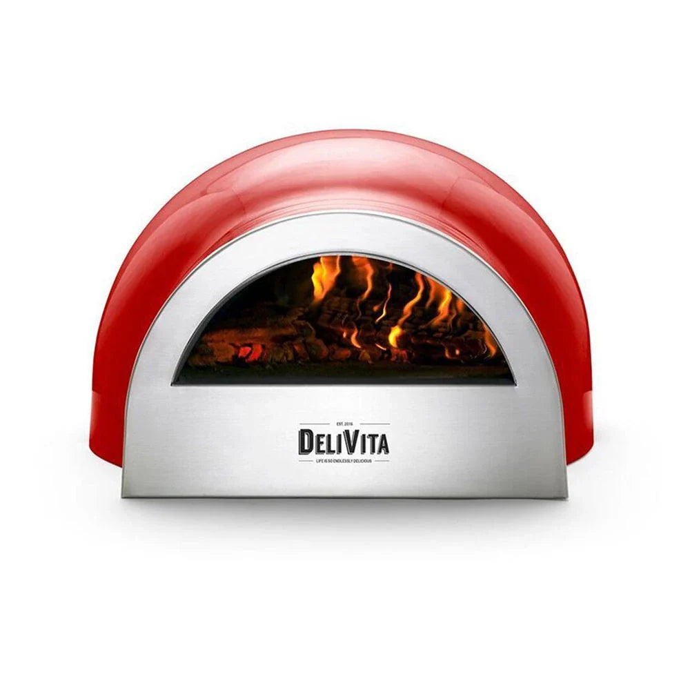 Cuptor de Pizza "Chilli Red" de Exterior - Ușor și Versatil