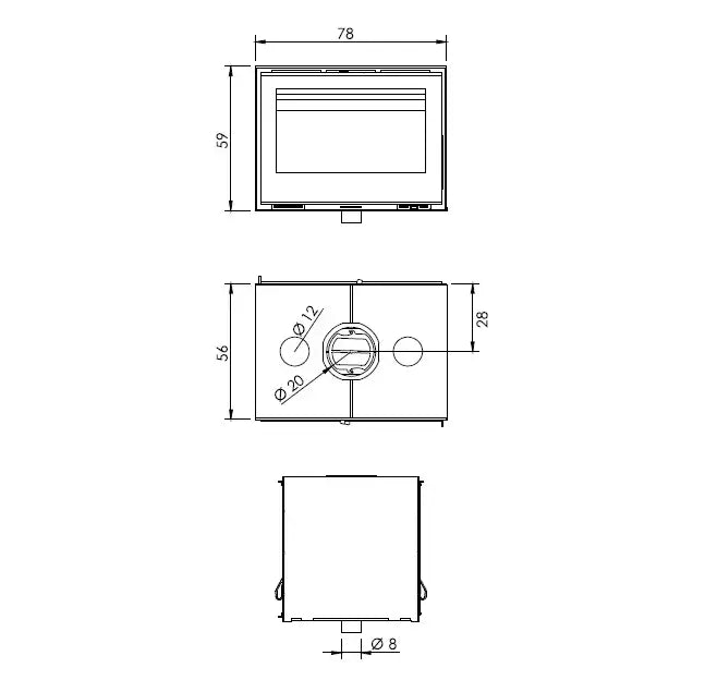 Focar tip tunel Carbel I-80, 11,3kW