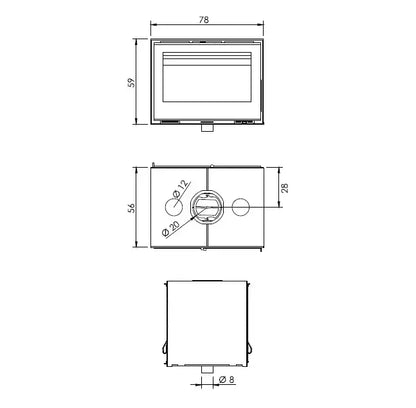 Focar tip tunel Carbel I-80, 11,3kW