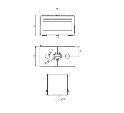 Focar tip Tunel Carbel I-100, 12,6kW