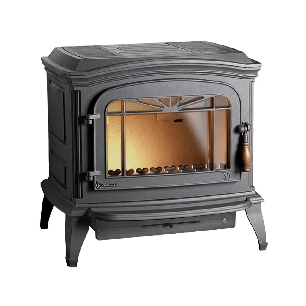 Soba fonta Bradford 9-13.5kW, 167 kg - Negru