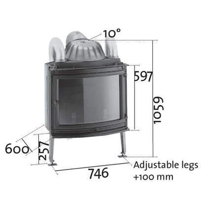 Focar semineu JOTUL I 18 Panorama (Norvegia)