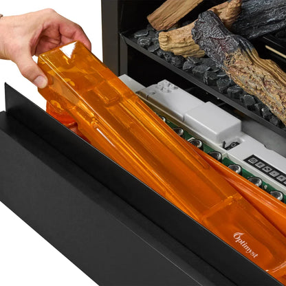 Albany Multi Optimyst: Șemineu Electric Avansat cu Aburi și Flacără 3D Realistă