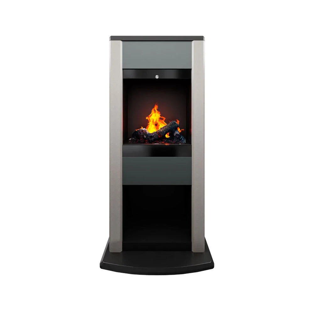 Șemineu Electric Cubic cu Vapori de Apă - Iluzie Realistă de Flăcări