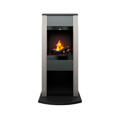 Șemineu Electric Cubic cu Vapori de Apă - Iluzie Realistă de Flăcări