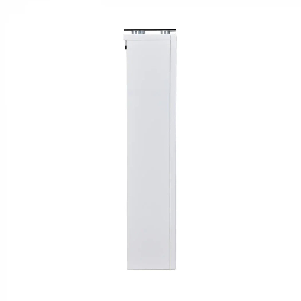 Șemineu Electric Dimplex Gisella - Alb, Design Modern cu Flacără Optiflame Autentică