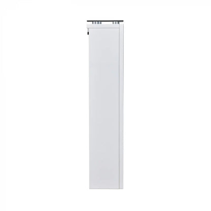 Șemineu Electric Dimplex Gisella - Alb, Design Modern cu Flacără Optiflame Autentică