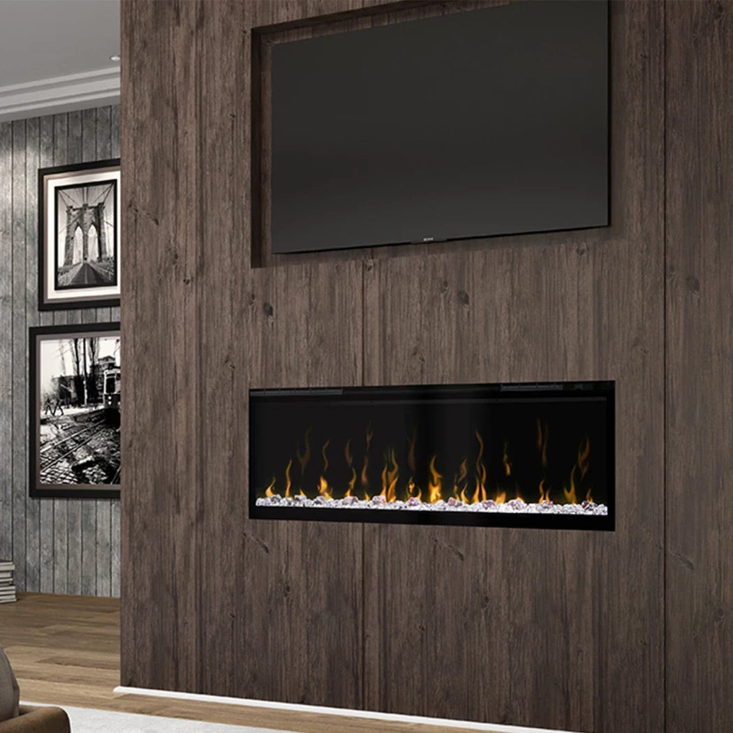 Șemineu Electric XL Ignite - 130 cm Lățime, Control Termostatic și Culori Multiple ale Flăcării