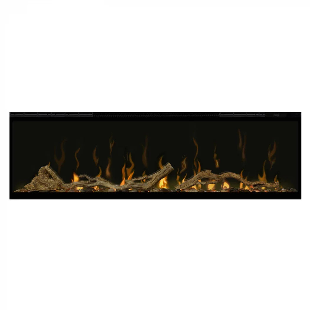 Șemineu Electric XL Ignite - 130 cm Lățime, Control Termostatic și Culori Multiple ale Flăcării