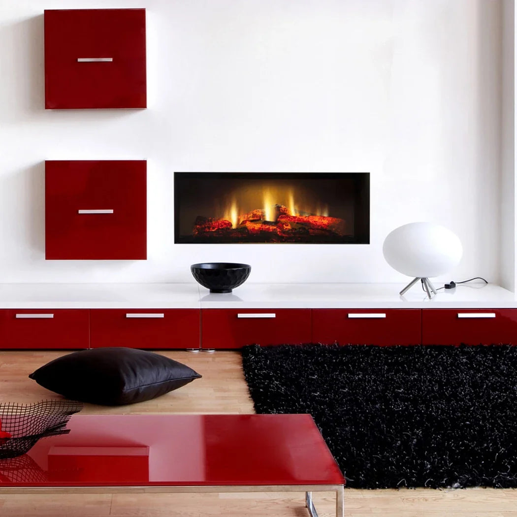 Șemineu Electric Opti-V Single - Unilateral, Integrat, Fără Căldură, Tehnologie 3D Flacără