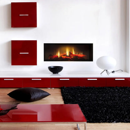 Șemineu Electric Opti-V Single - Unilateral, Integrat, Fără Căldură, Tehnologie 3D Flacără