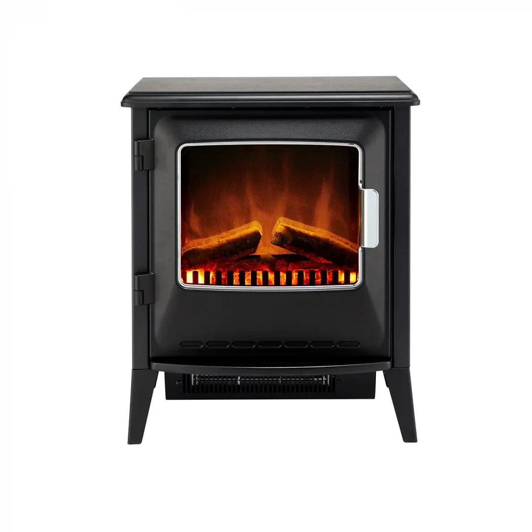 Șemineu Electric Lucia - Negru - Optiflame LED pentru un Aspect Autentic