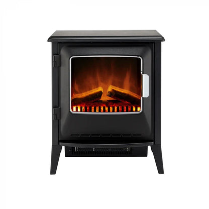Șemineu Electric Lucia - Negru - Optiflame LED pentru un Aspect Autentic