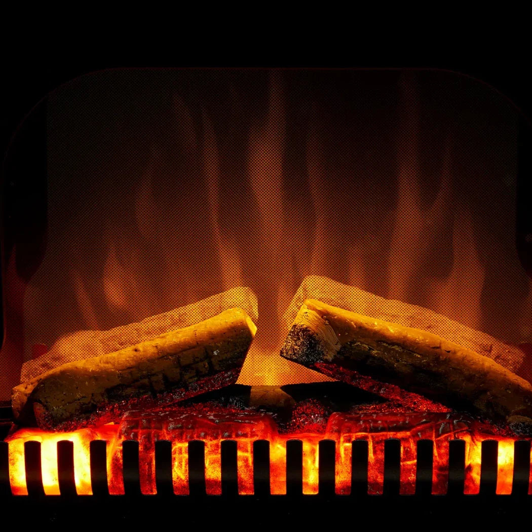 Șemineu Electric Lucia - Negru - Optiflame LED pentru un Aspect Autentic