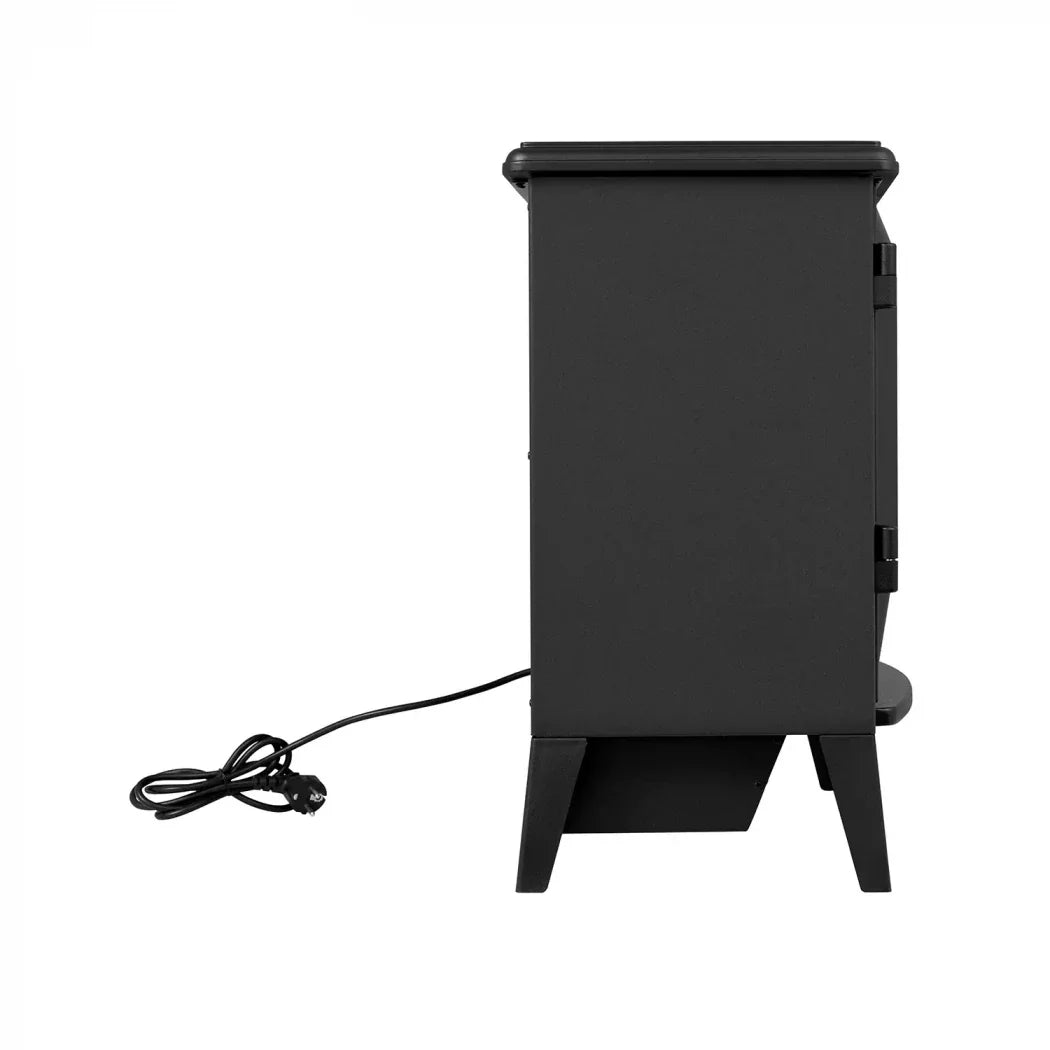 Șemineu Electric Lucia - Negru - Optiflame LED pentru un Aspect Autentic