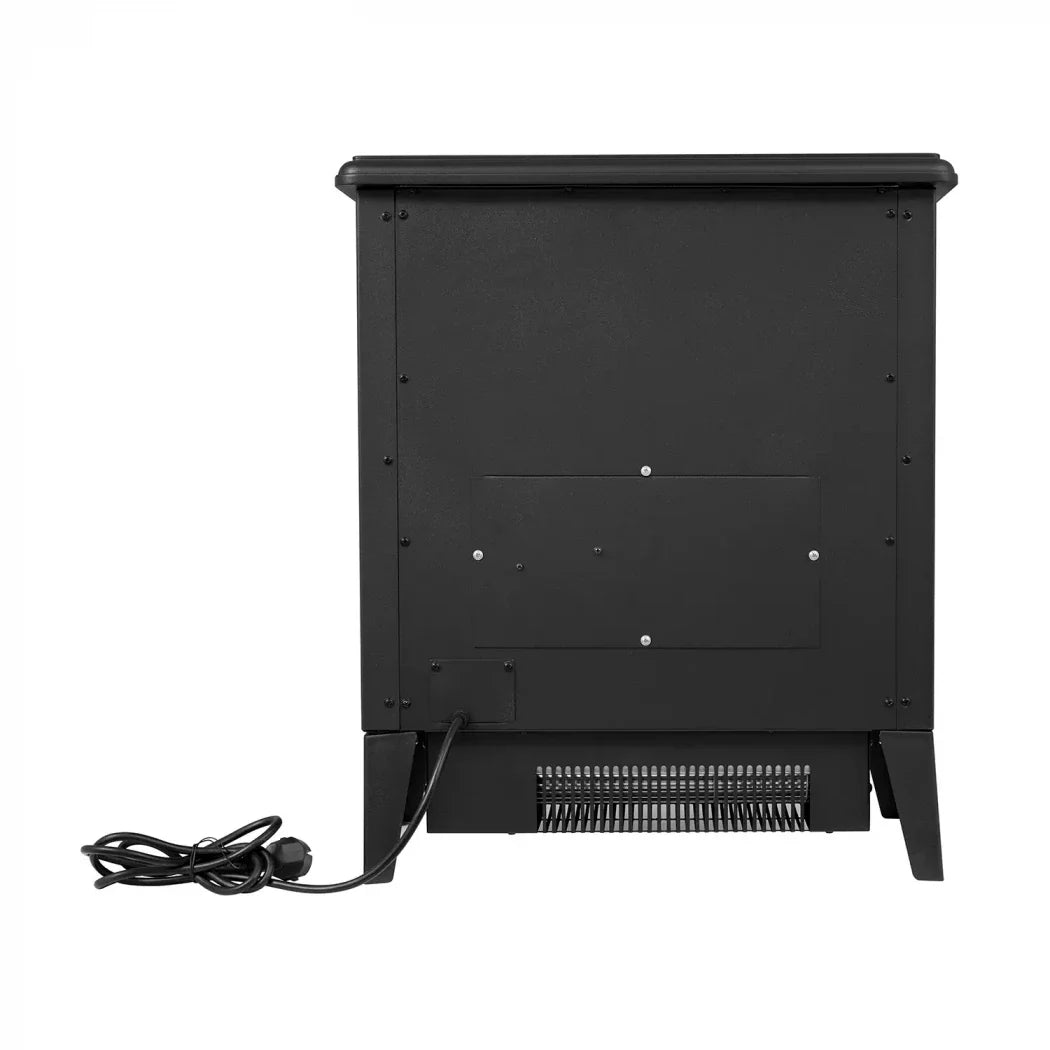 Șemineu Electric Lucia - Negru - Optiflame LED pentru un Aspect Autentic