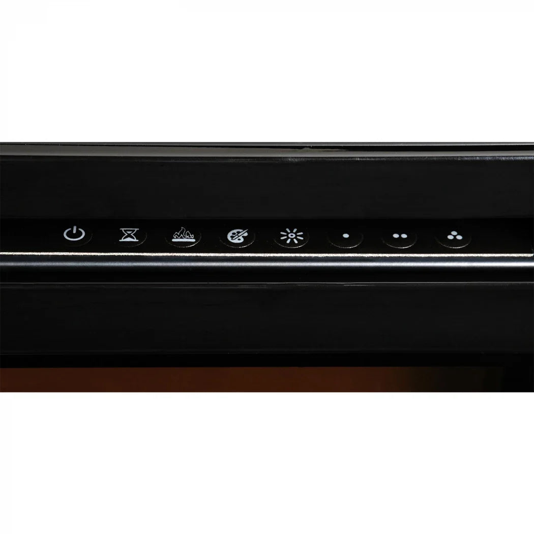 Șemineu Electric Prism 74" Optiflame - Suport de Perete sau Încastrat, 1.1 kW