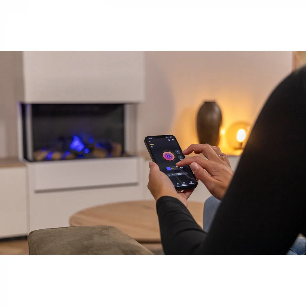 Șemineu Electric Inteligent Dimplex Multi Optimyst cu 3 Fețe - Personalizabil