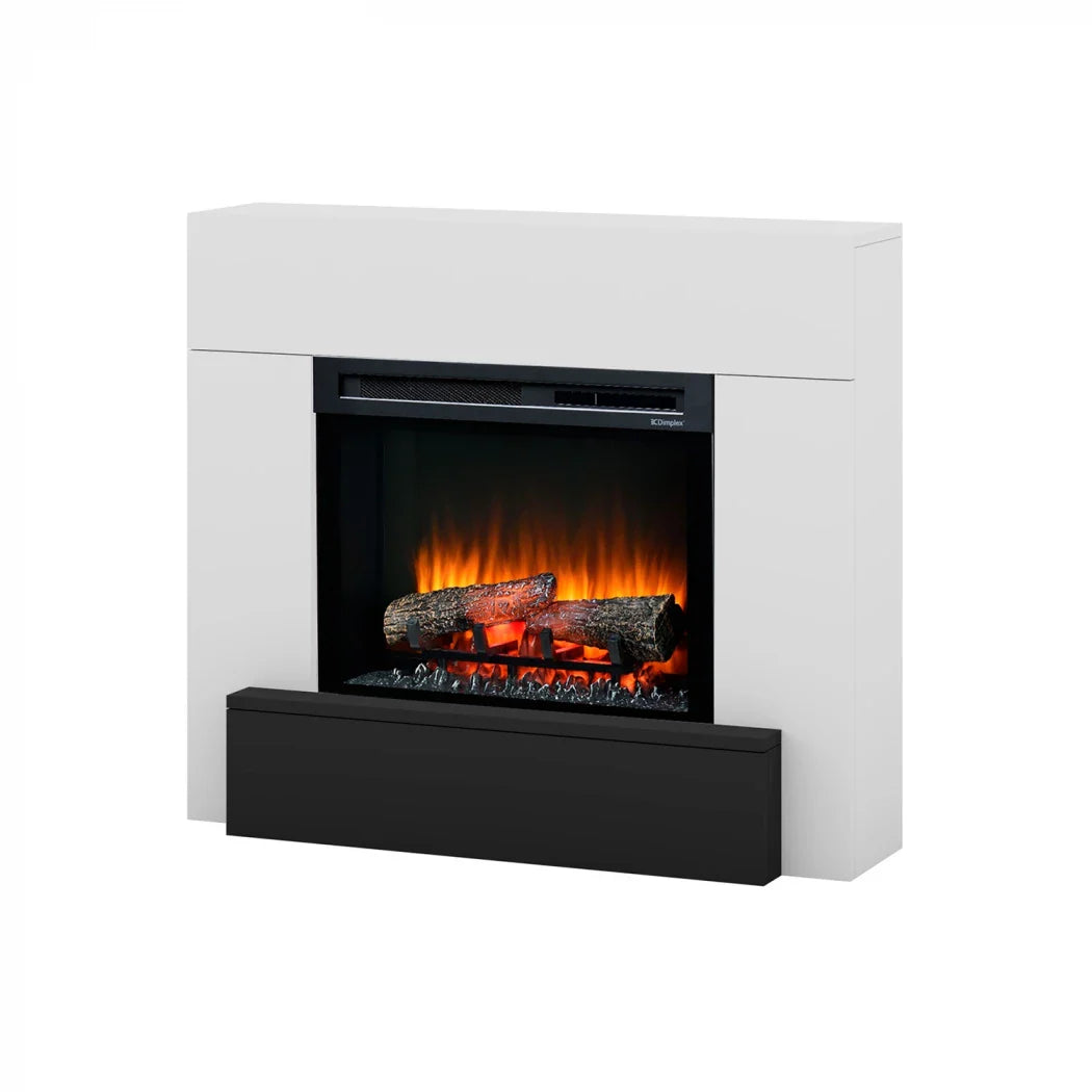 Șemineu Electric Dimplex Vigor - Alb, Design Modern cu Tehnologie Optiflame