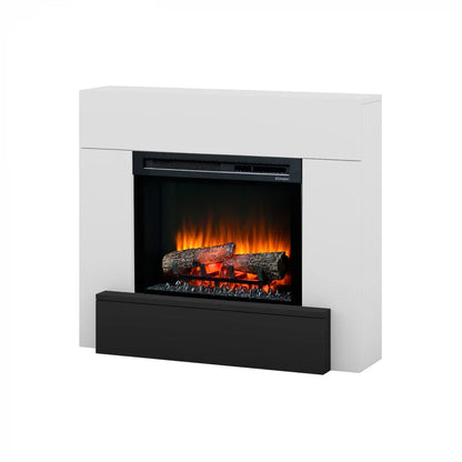 Șemineu Electric Dimplex Vigor - Alb, Design Modern cu Tehnologie Optiflame