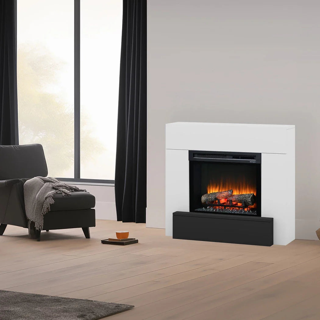 Șemineu Electric Dimplex Vigor - Alb, Design Modern cu Tehnologie Optiflame