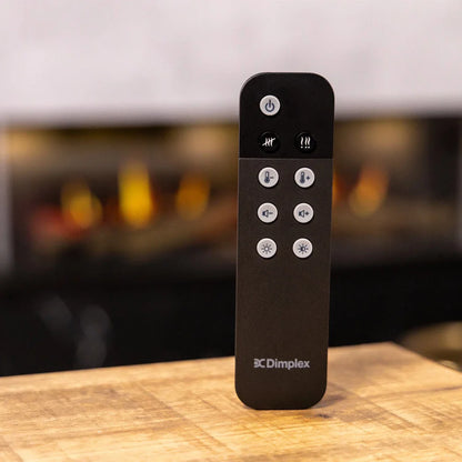 Șemineu Electric Încorporat pe 3 Laturi Dimplex Vista 130 III cu Tehnologie Opti-V 3D și Control de la Distanță - Putere de Încălzire Până la 2.0 kW