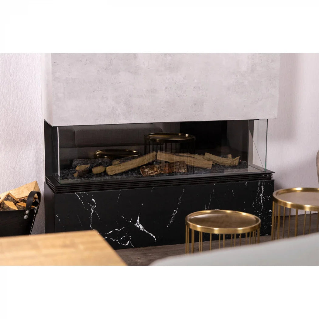 Șemineu Electric Încorporat pe 3 Laturi Dimplex Vista 130 III cu Tehnologie Opti-V 3D și Control de la Distanță - Putere de Încălzire Până la 2.0 kW