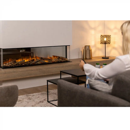 Șemineu Electric Încorporat Dimplex Vivente Plus 150 cu Vizualizare Flacără pe 1, 2 sau 3 Laturi