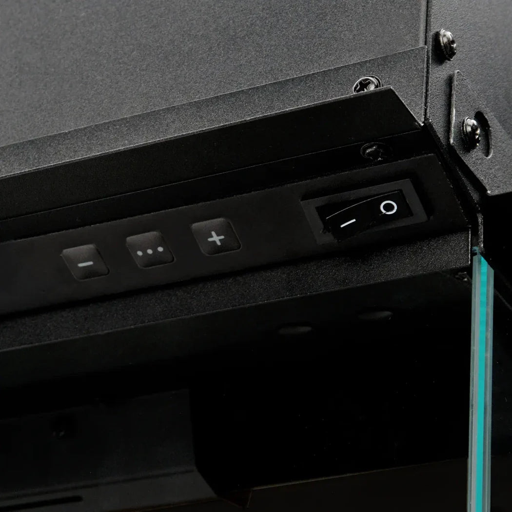 Șemineu Electric Încorporat Vivente Plus 75 - Vizualizare Flacără pe 1, 2 sau 3 Laturi, Termostat și Senzor de Mișcare