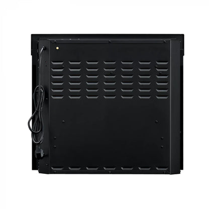 Șemineu Electric XDH - Negru, Insert Recesabil cu Încălzire Termostatată