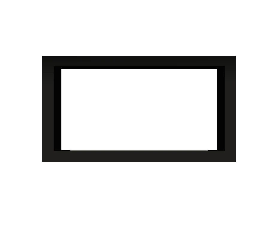 Șemineu Bioetanol Dublu Lateral Icon Slimline FBDS1100, Negru - Eleganță și Căldură Modernă