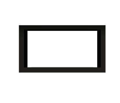 Șemineu Bioetanol Dublu Lateral Icon Slimline FBDS1100, Negru - Eleganță și Căldură Modernă