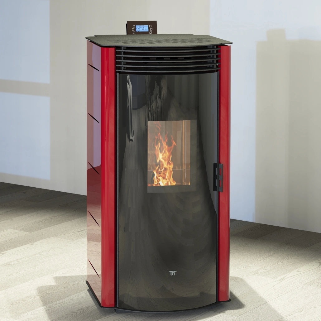 Termosoba peleți DIANA 140 ROSU - 14.6kw cu autocuratare