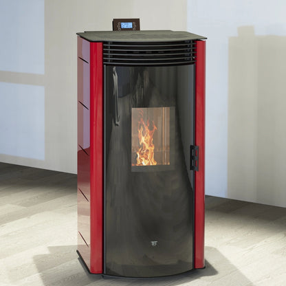 Termosoba peleți DIANA 140 ROSU - 14.6kw cu autocuratare