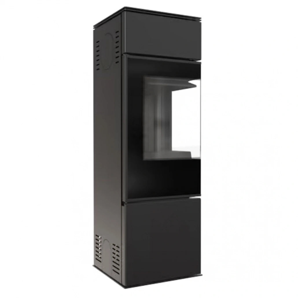 Soba otel Ren S 7kW sticla stanga - Samota neagra